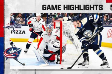 Capitals @ Blue Jackets 1/5 | NHL Highlights 2022