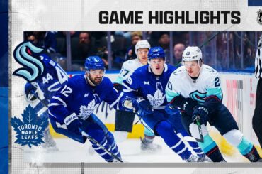 Kraken @ Maple Leafs 1/5 | NHL Highlights 2023