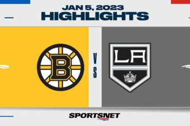 NHL Highlights | Bruins vs. Kings - January 5, 2023