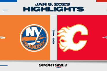 NHL Highlights | Islanders vs. Flames - January 6, 2023