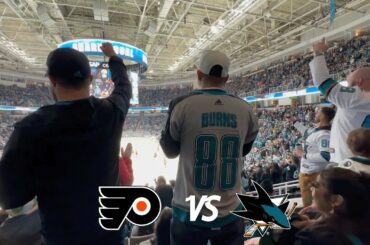 Wild Comeback in San Jose! Philadelphia Flyers vs. San Jose Sharks Gameday Experience