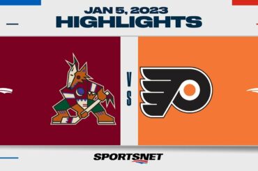 NHL Highlights | Coyotes vs. Flyers - January 5, 2023