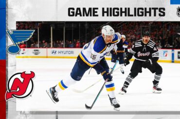 Blues @ Devils 1/5 | NHL Highlights 2023