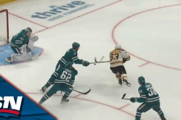 Bruins' Brad Marchand Eludes Three Sharks In Beautiful Coast-To-Coast Goal