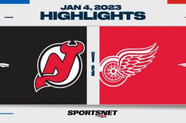NHL Highlights | Devils vs. Red Wings - January 4, 2023