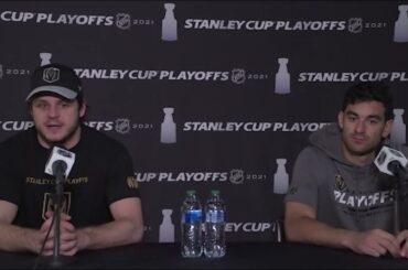 Mattias Janmark & Max Pacioretty React to Vegas Knights Winning Series vs. Minnesota With Game 7 Win