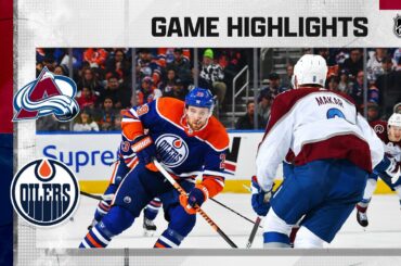 Avalanche @ Oilers 1/7 | NHL Highlights 2023