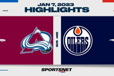NHL Highlights | Avalanche vs. Oilers - January 7, 2023