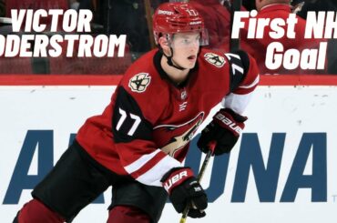 Victor Soderstrom #77 (Arizona Coyotes) first NHL goal May 7, 2021