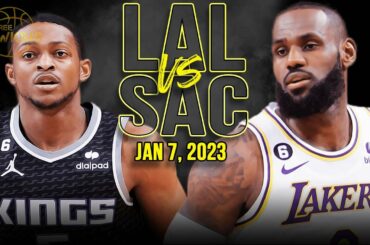 Los Angeles Lakers vs Sacramento Kings Full Game Highlights | January 7, 2023 | FreeDawkins
