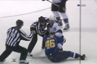 Kyle Clifford vs Roman Polak Jan 18, 2011