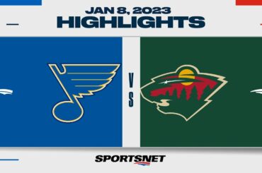 NHL Highlights | Blues vs. Wild - January 8, 2023