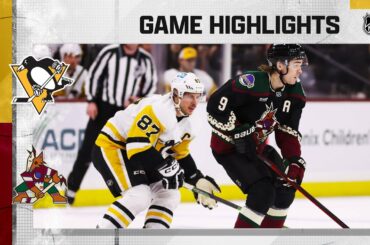 Penguins @ Coyotes 1/8 | NHL Highlights 2023