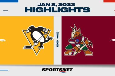 NHL Highlights | Penguins vs. Coyotes - January 8, 2023