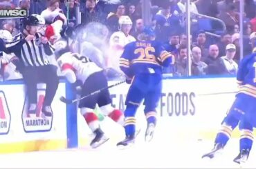 MacKenzie Weegar Tried To Hit Ramsus Dahlin But Missed Hard 🤣