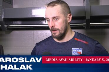 New York Rangers: Jaroslav Halak Postgame Media Availability | Jan. 5, 2023