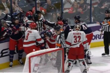 Scrum Ensues After Carson Meyer Pushes Antti Raanta