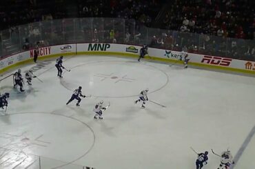 Joël Teasdale of the Laval Rocket scores vs. the Syracuse Crunch 12/30/22