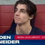 New York Rangers: Braden Schneider Media Availability | Jan. 6, 2023
