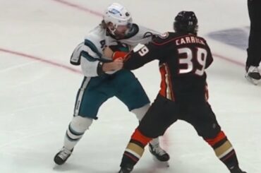 Jonah Gadjovich And Sam Carrick Drop The Gloves