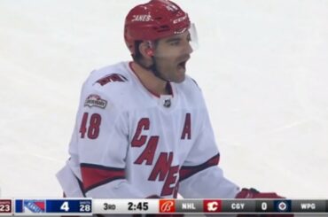 Jordan Martinook Is In Complete Disbelief After Receiving Broken Stick Penalty #Request