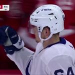 David Kampf 8th of the Season vs Detroit Red Wings w/Joe Bowen Commentary (26/2/2022)