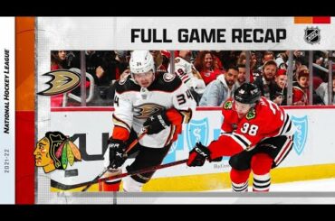Anaheim Ducks vs Chicago Blackhawks | Jan.15, 2022 | Game Highlights | NHL 2022 | Обзор матча
