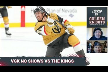 Vegas Golden Knights no-show against the Los Angeles Kings, more questions than answers for the VGK