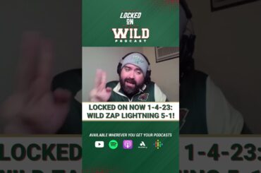 Locked on NOW 1-4-23: Minnesota Wild Zap Lightning 5-1 behind Gustavsson and Kaprizov #shorts
