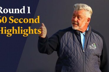 Highlights from Darren Clarke's historic opening round