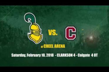 Clarkson 4 - Colgate 4 - Feb. 10, 2018