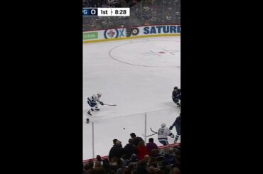 Hellebuyck robs Stamkos on the doorstep