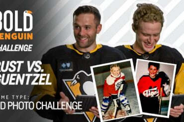 Bryan Rust vs. Jake Guentzel: Childhood Photo Challenge | Pittsburgh Penguins