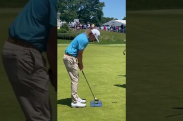 Cam Smith putting stroke, down the line.