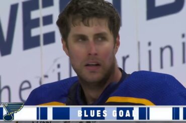 Pavel Buchnevich assists on Schenn's goal vs Wild (8 jan 2023)