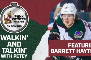 Barrett Hayton on his season with the Arizona Coyotes so far, the World Juniors and pregame rituals