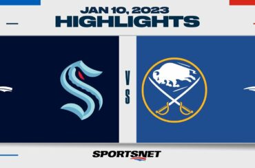 NHL Highlights | Kraken vs. Sabres - January 10, 2023