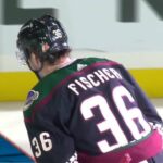 Coyotes' Christian Fischer Takes Stretch Pass, Goes Bar Down vs. Sharks