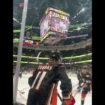 Trevor Zegras and Mason McTavish Warm Up