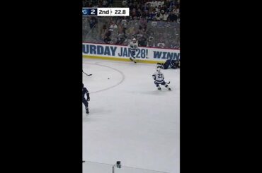 Glove save by... Pierre-Luc Dubois!?