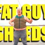 FAT GUY WAKEBOARDS IN FREEZING WATER