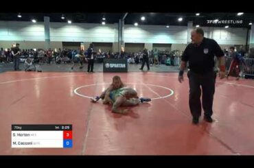 70 Kg Prelims - Steve Horton, NB Elite Vs Marc Cecconi, Glynn Coastal Rattler Wrestling Club 6aa5