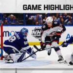 Blue Jackets @ Lightning 1/10 | NHL Highlights 2023