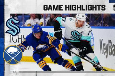 Kraken @ Sabres 1/10 | NHL Highlights 2023