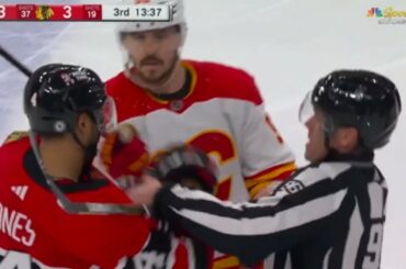 Seth Jones Kneeing Penalty Against Jonathan Huberdeau