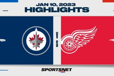 NHL Highlights | Jets vs. Red Wings - January 10, 2023