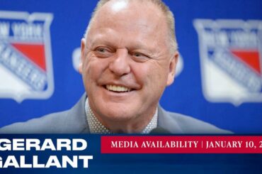 New York Rangers: Gerard Gallant Postgame Media Availability | Jan. 10, 2023