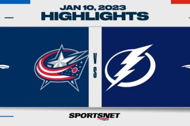 NHL Highlights | Blue Jackets vs. Lightning - January 10, 2023