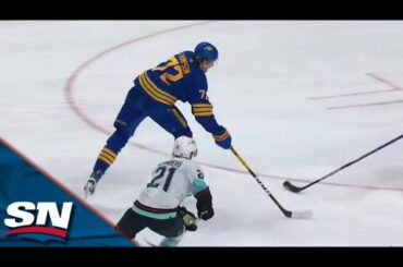 Sabres' Tage Thompson Dazzles Through Kraken Defence To Feed Alex Tuch For Opening Goal