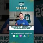 REACTION: SECONDARY SCORING POWERS THE SAN JOSE SHARKS 4-2 OVER THE ARIZONA COYOTES